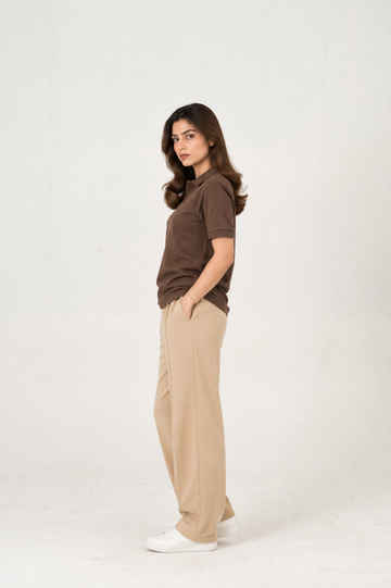 Cloud Skin Pleated Trouser