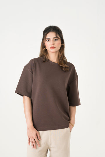 Cloud brown oversized tee