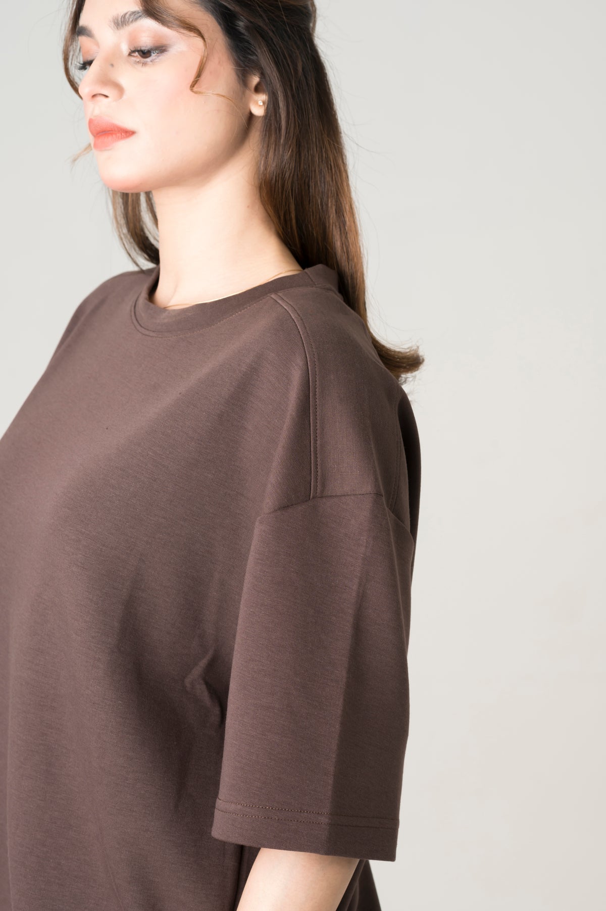 Cloud brown oversized tee
