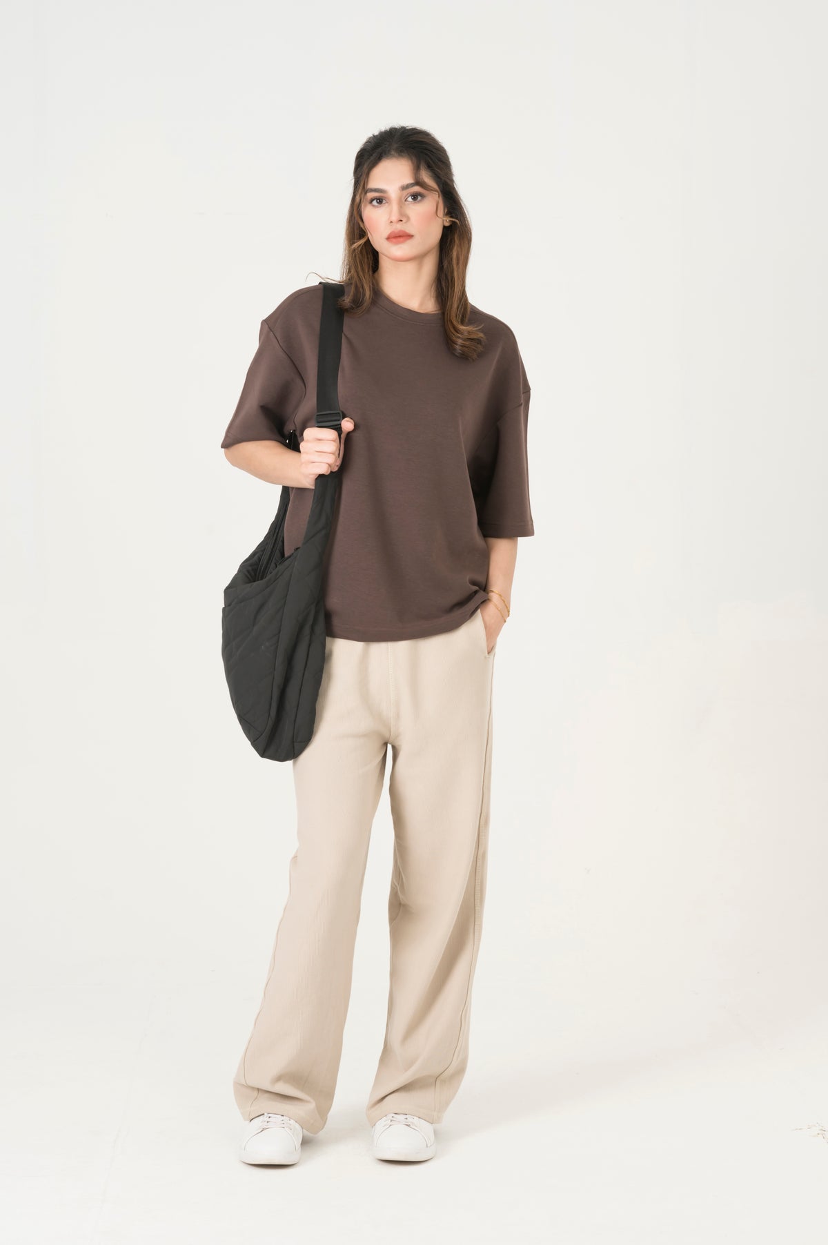 Cloud brown oversized tee