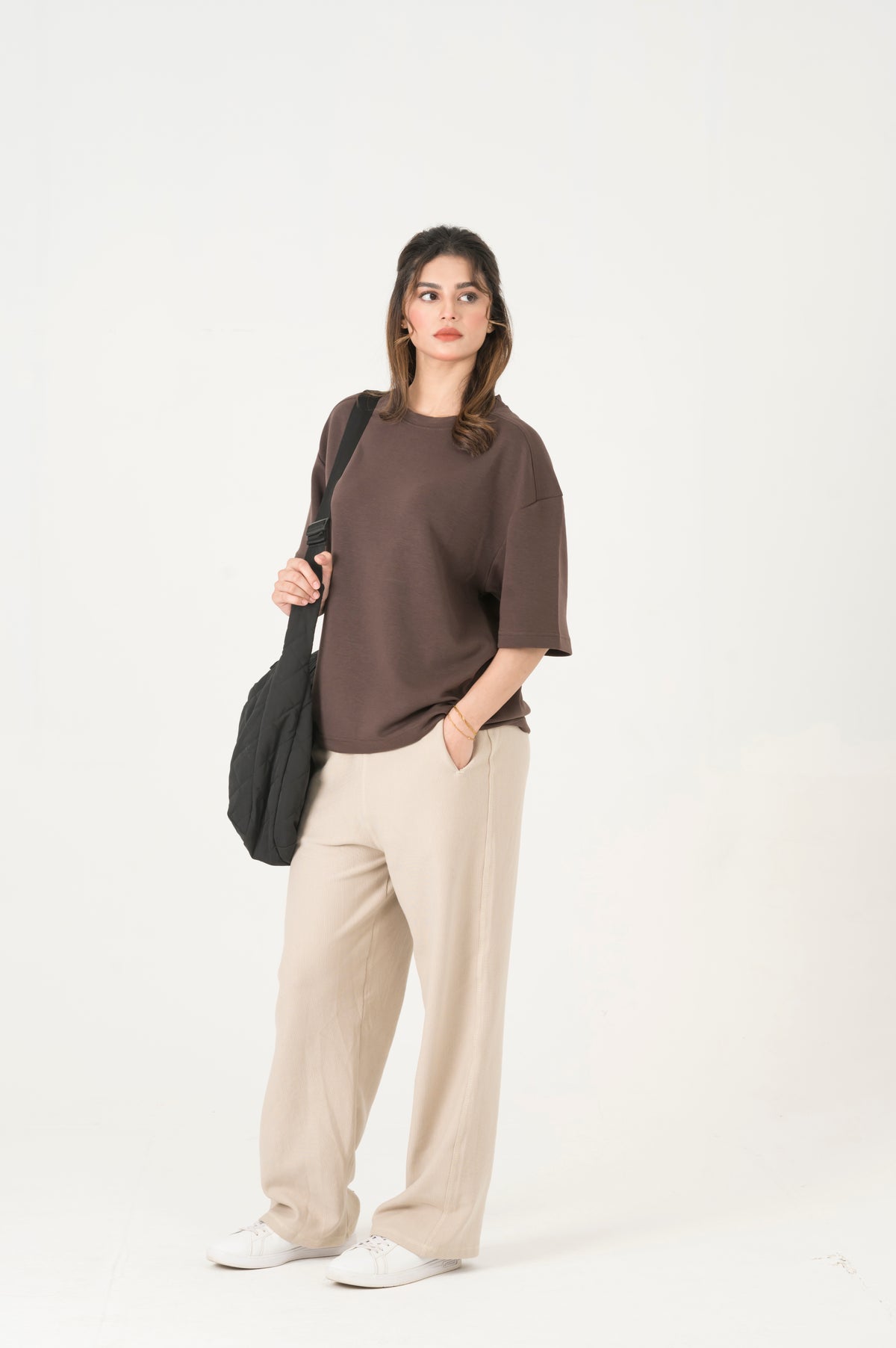 Cloud brown oversized tee