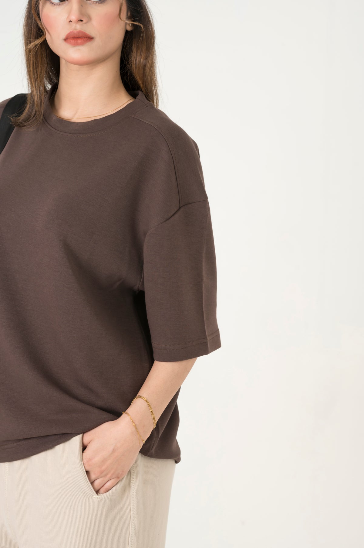 Cloud brown oversized tee