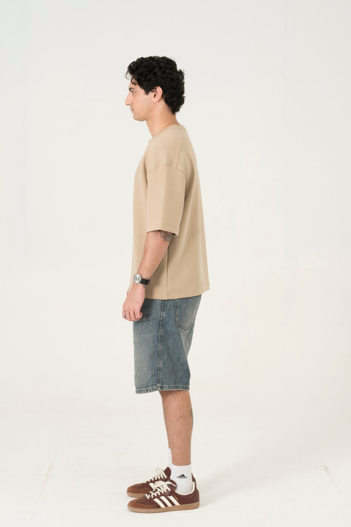 Cloud beige oversized tee