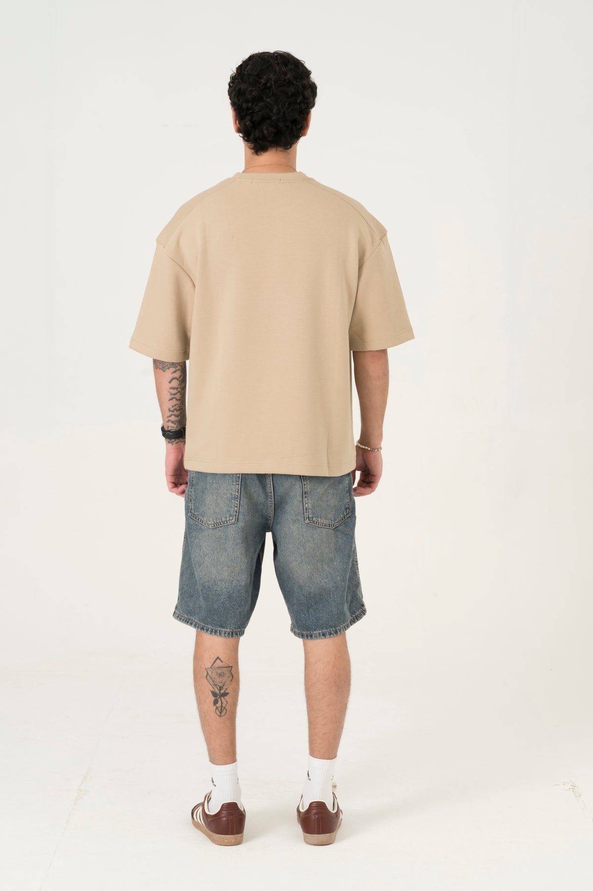 Cloud beige oversized tee