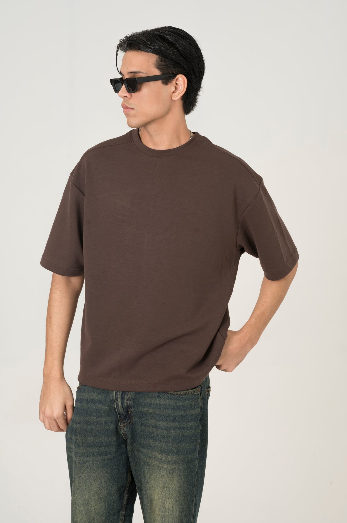 Cloud brown oversized tee