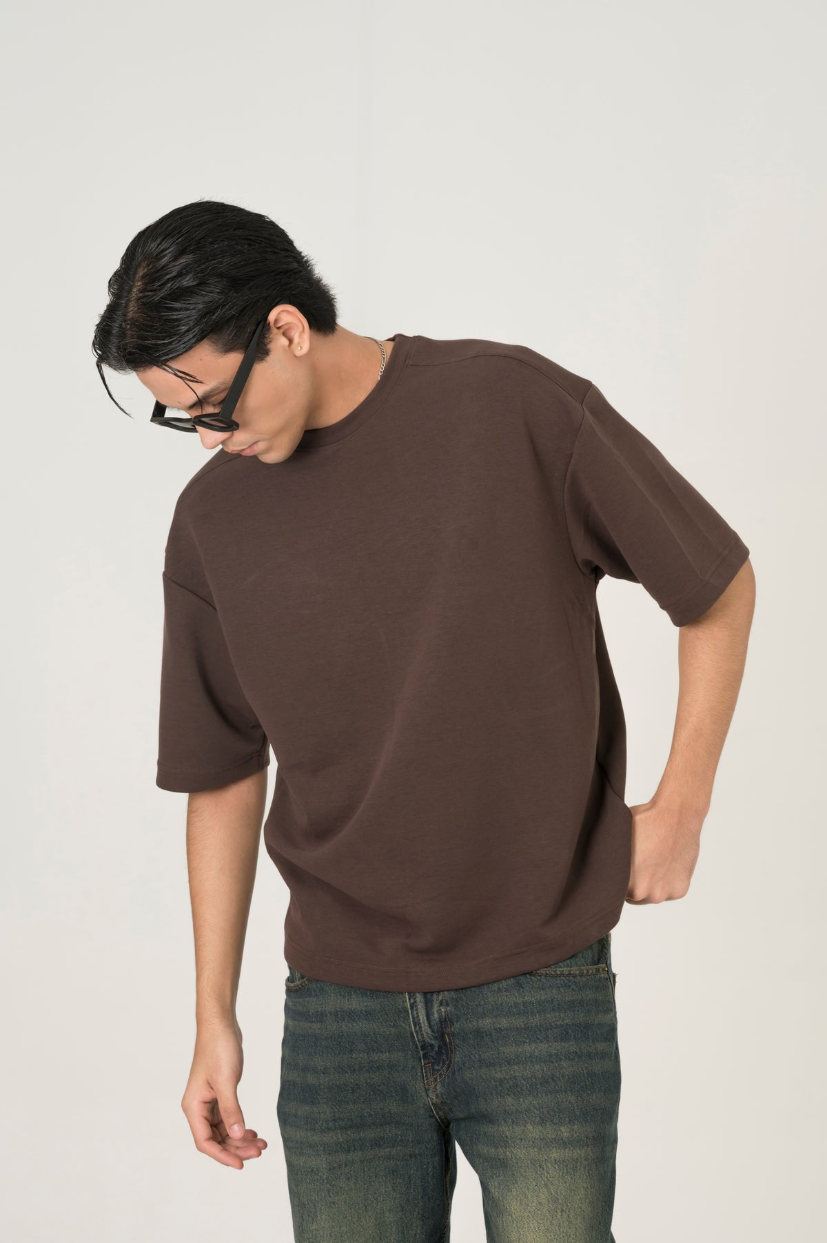Cloud brown oversized tee