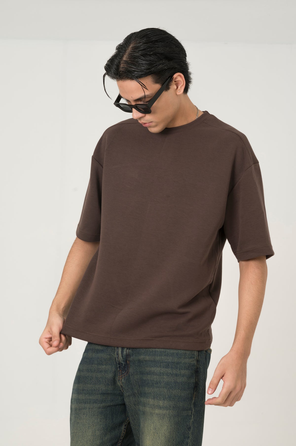 Cloud brown oversized tee