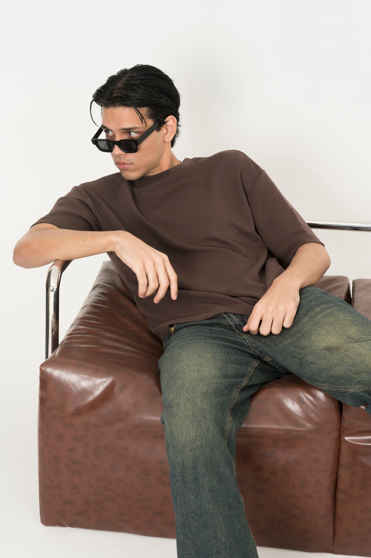 Cloud brown oversized tee