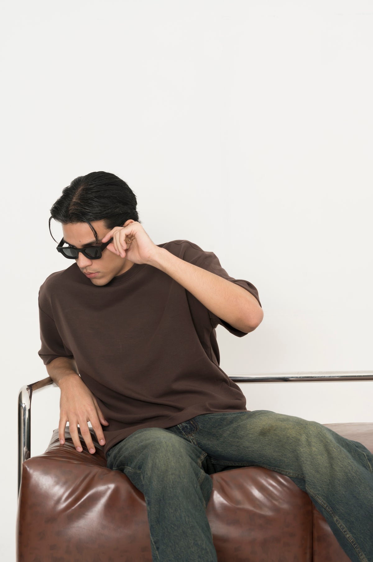 Cloud brown oversized tee