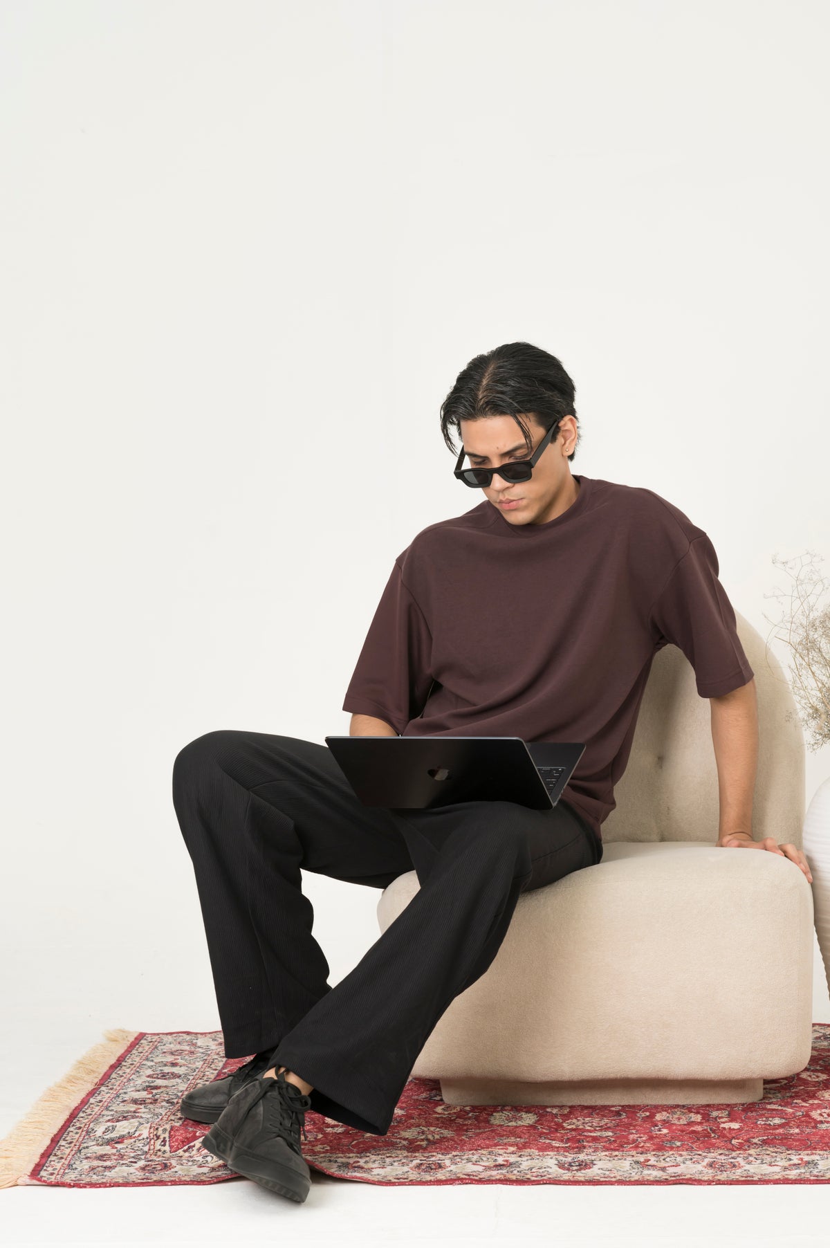Cloud purple oversized tee