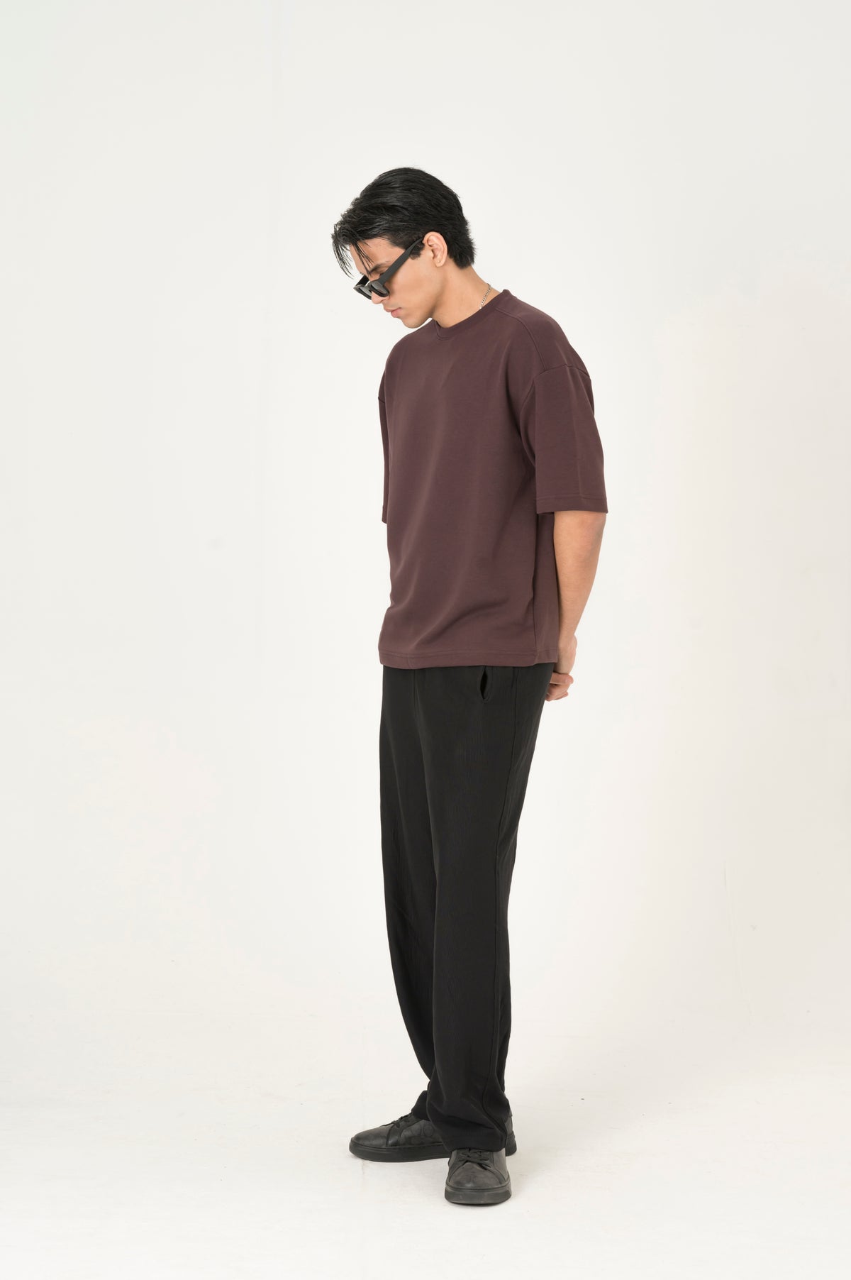 Cloud purple oversized tee