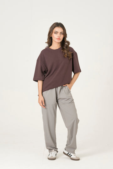 Cloud purple oversized tee