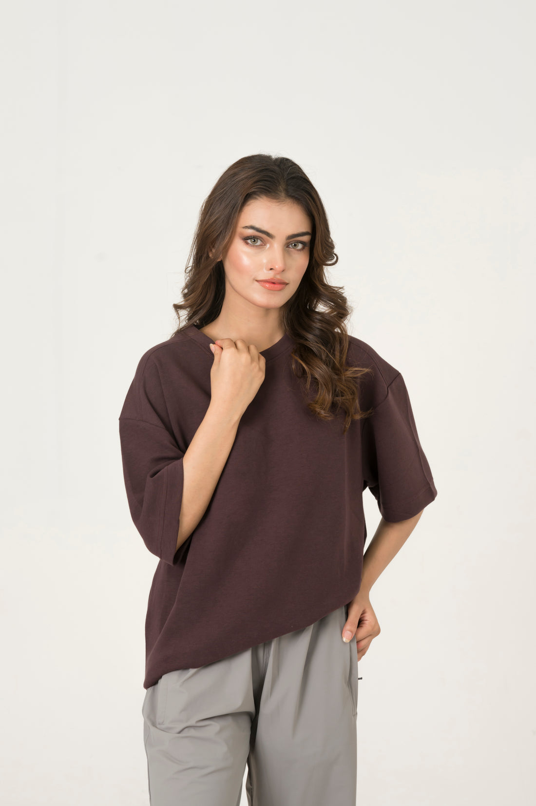 Cloud purple oversized tee