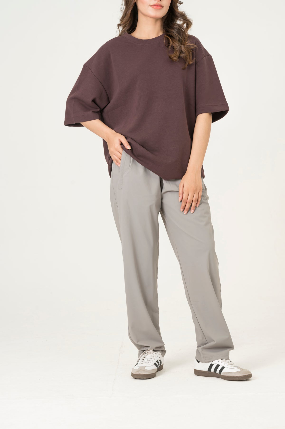 Cloud purple oversized tee