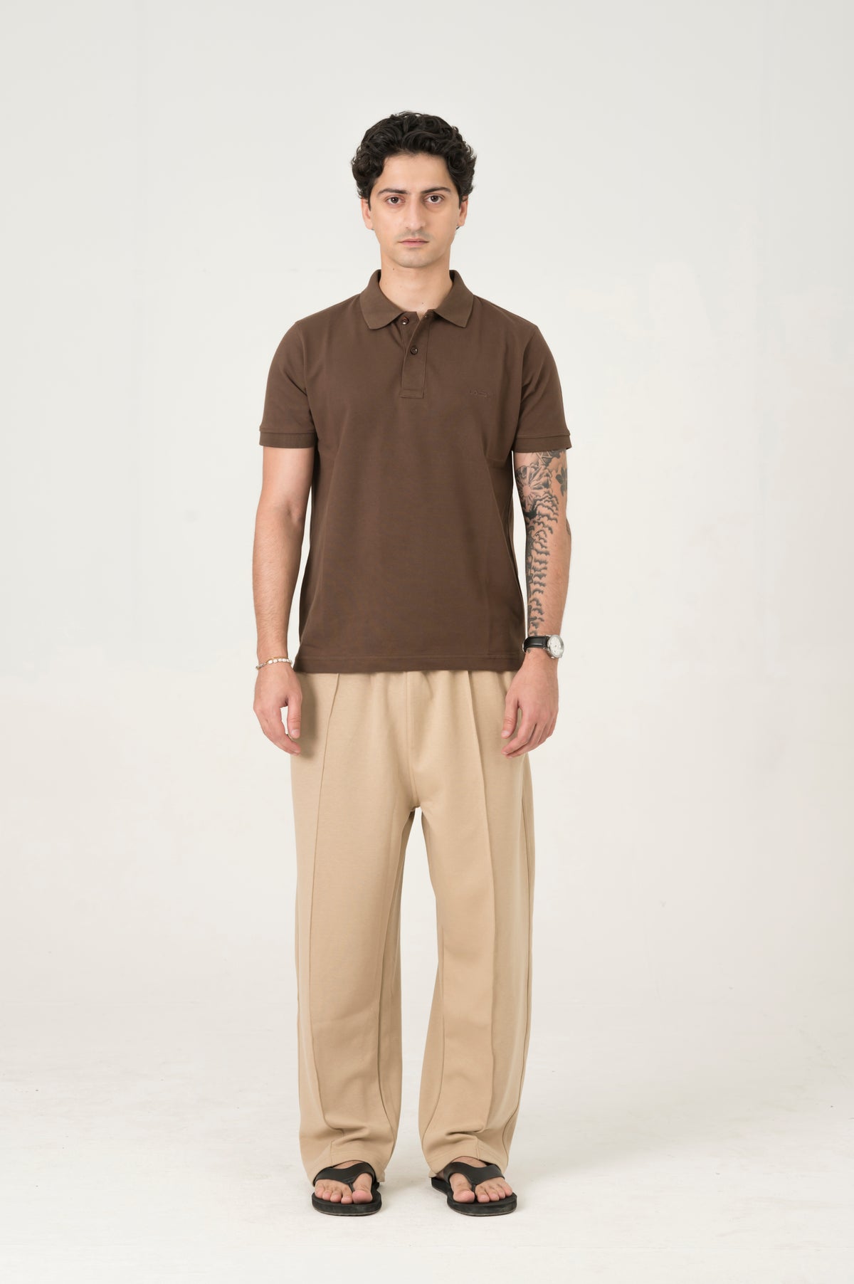 Cloud Skin pleated trouser