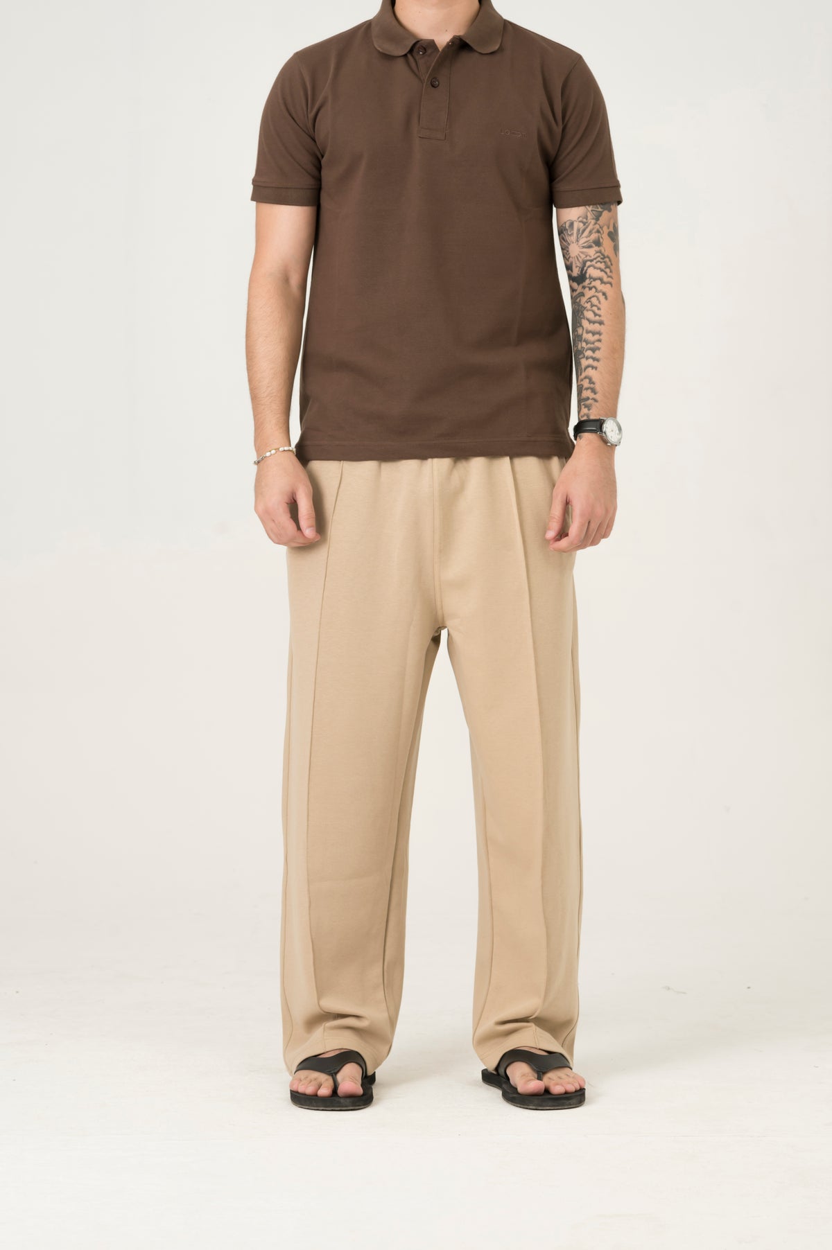 Cloud Skin pleated trouser