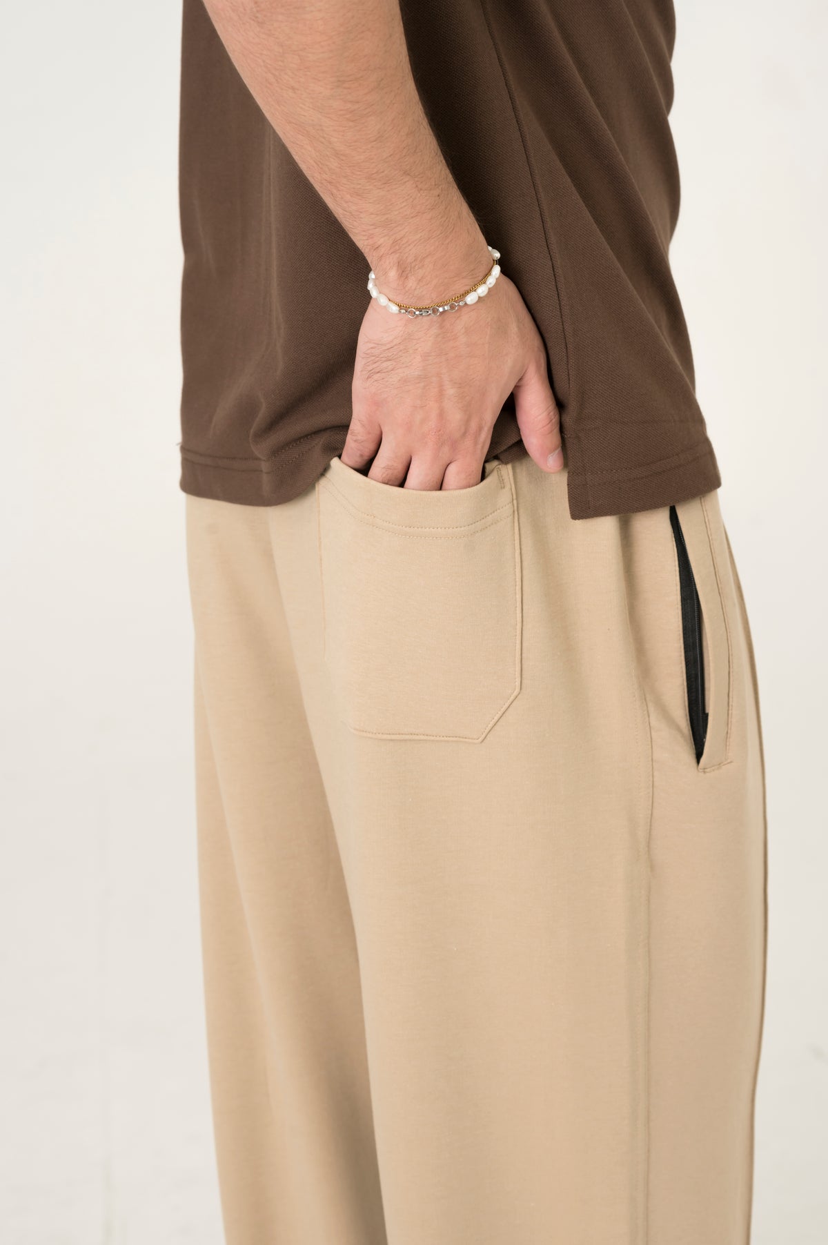 Cloud Skin pleated trouser