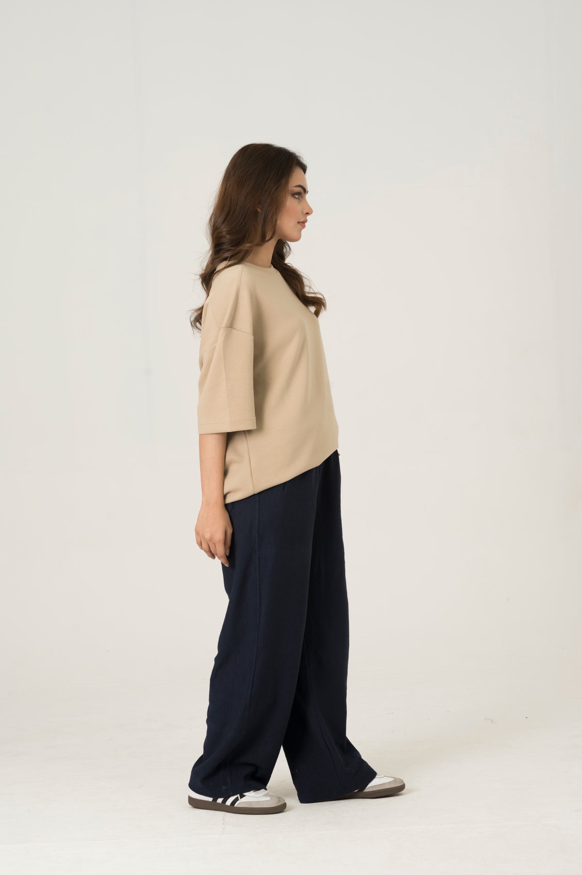 Cloud beige oversized tee