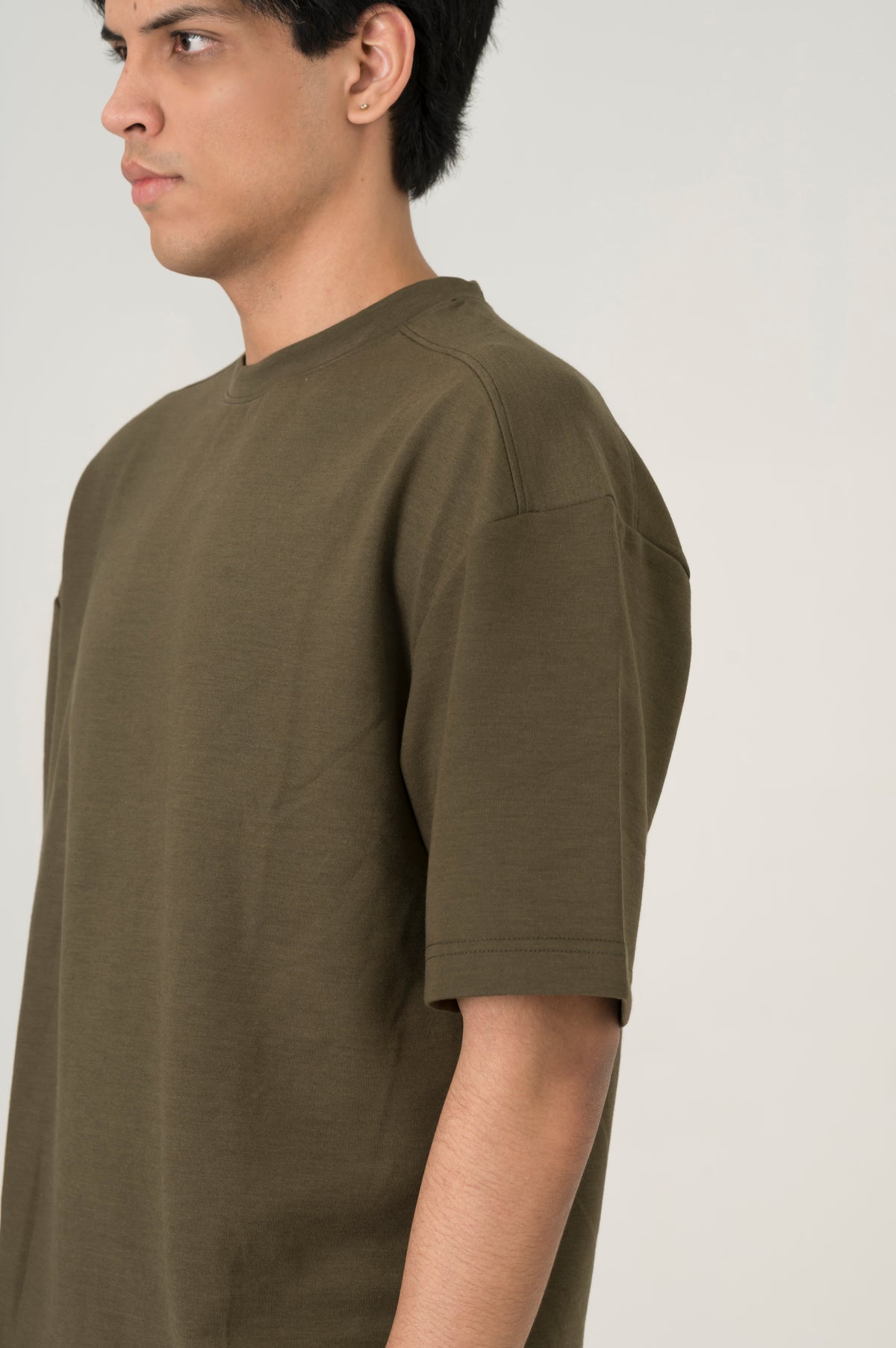 Cloud olive oversized tee